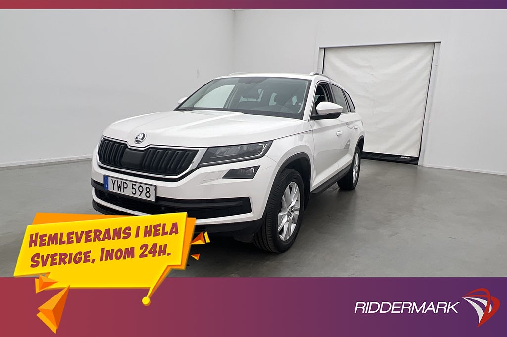 Skoda Kodiaq TDI 4x4 Business 7 Sits Canton Värm Kamera Drag