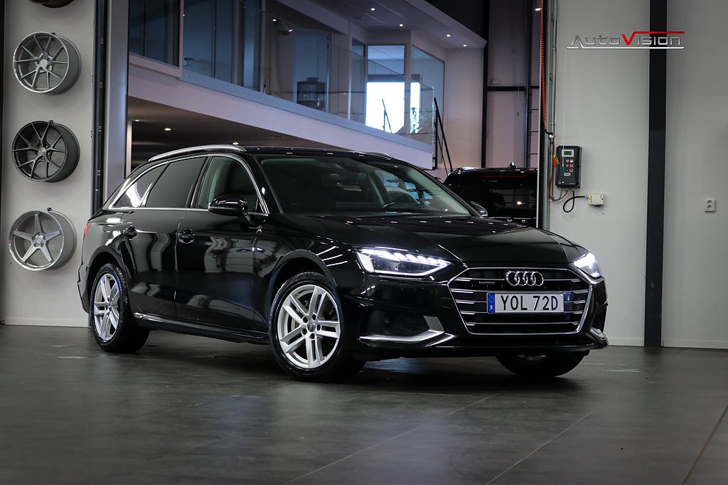 Audi A4 Avant 40 TDI Quattro S Tronic, 190hk | Värmare | Läder