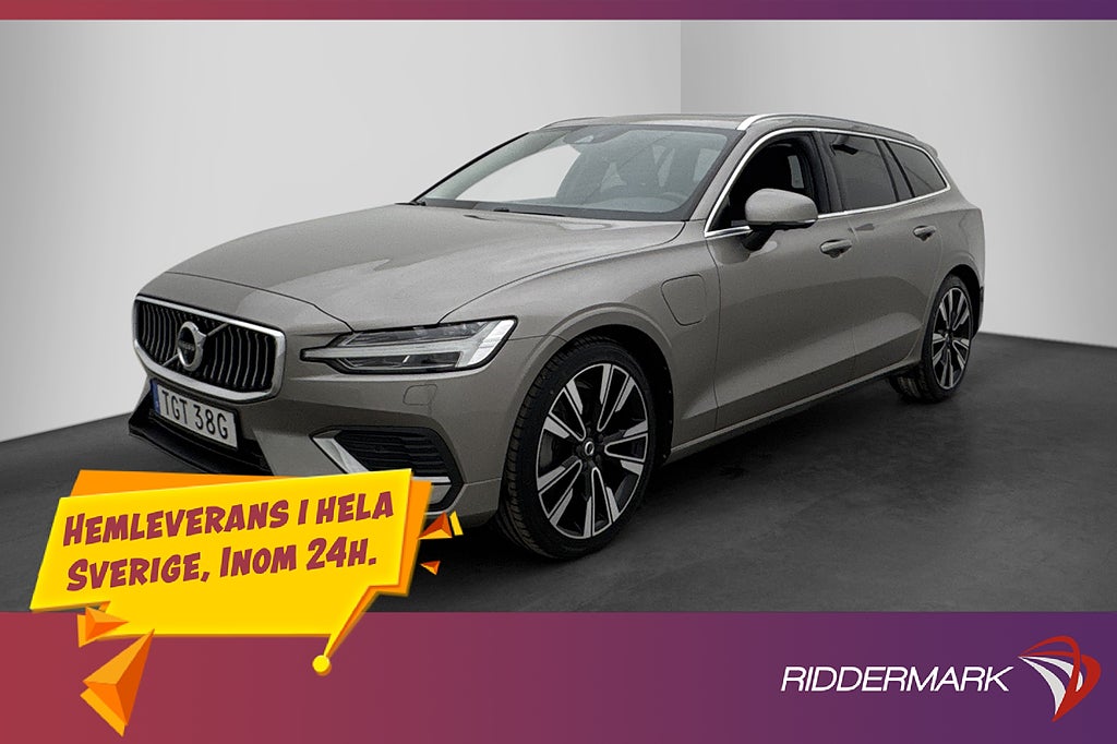 Volvo V60 Recharge T8 AWD Inscription Värmare Pano 360 Skinn