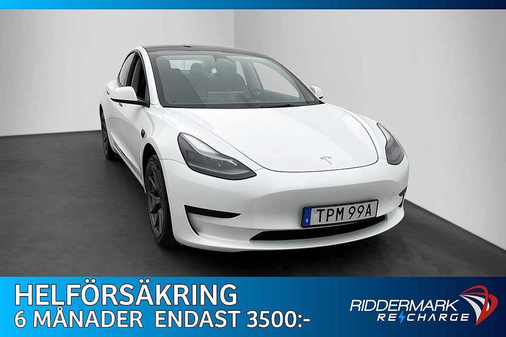 Tesla Model 3 Standard Range Svensksåld Autopilot 1-Brukare