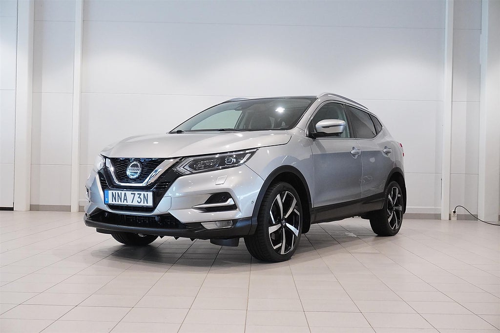 Nissan Qashqai 1.3 DCT Tekna Drag Pano Navi 360° | Ränta 1,99%