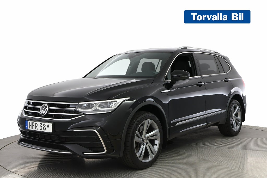 Volkswagen Tiguan Allspace 7-sits R-Line 2.0 TDI 4M Drag Navi Värmare B-kamera