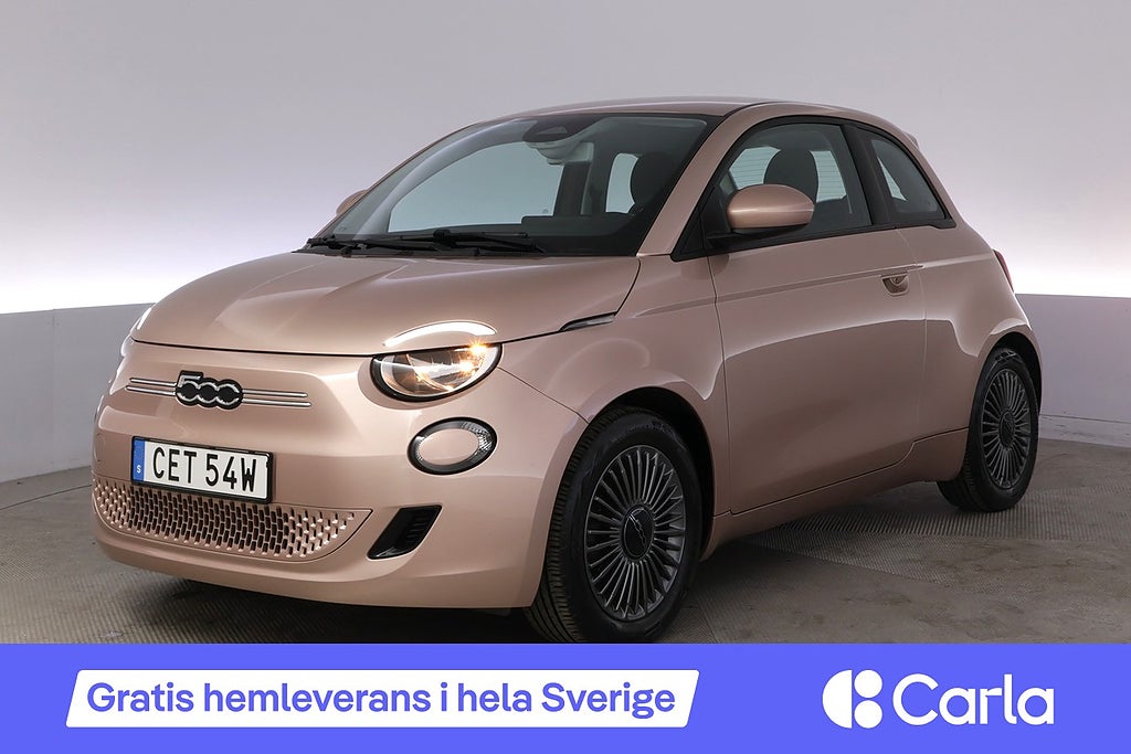 Fiat 500E 42 kWh Icon Navi Carplay Keyless Farthållare 4.99%