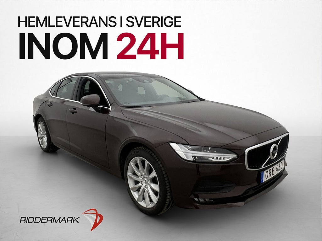 Volvo S90 D4 190hk HUD 360° Värmare CarPlay Rattvärme BLIS