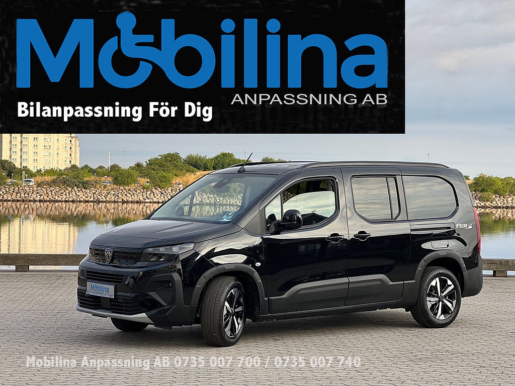 Peugeot Rifter Handikappanpassad Rullstolsbil