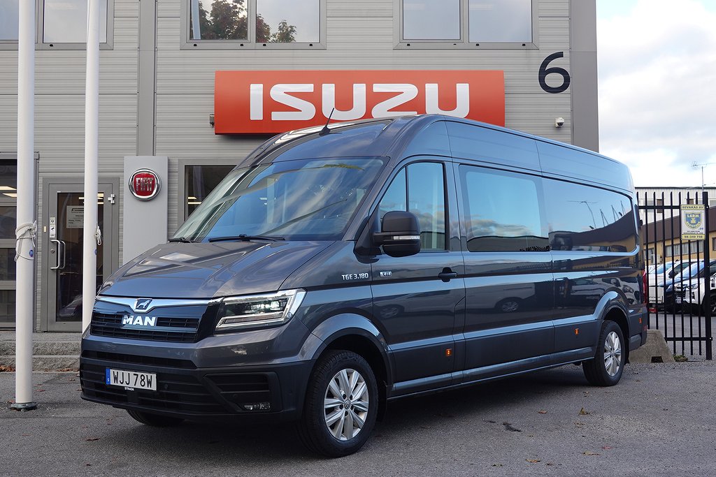 MAN TGE KOMBI 2.0 AWD | D-VÄRM | KAMERA | VHJUL | 5-SITS