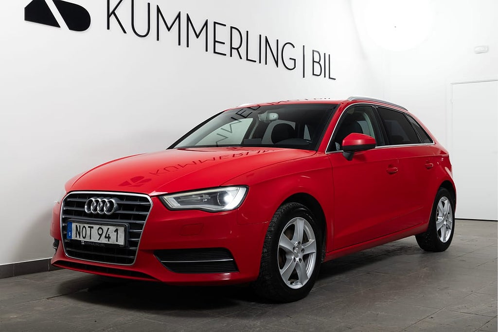 Audi A3 Sportback 1.6 TDI S Tronic Dragkrok Euro 6