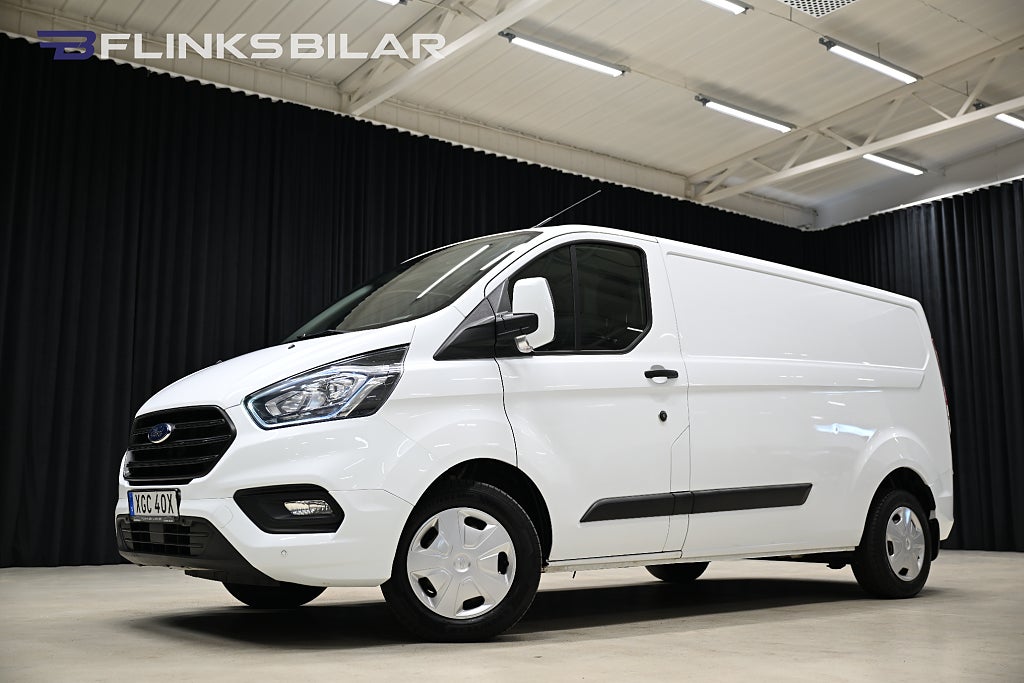 Ford transit Custom 130HK L2|Automat|Drag|Värmare|EnÄgare|NyKamrem