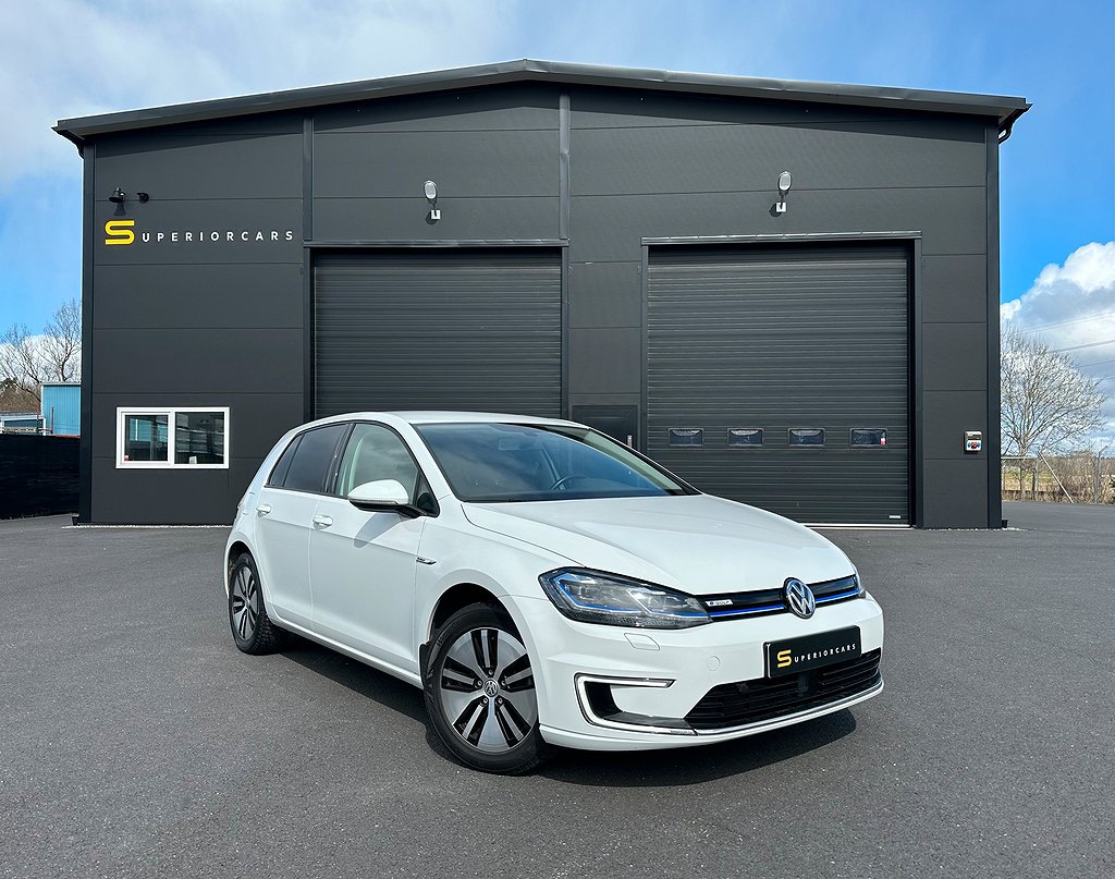 Volkswagen E-Golf 35.8 kWh Värmare | Nyservad | En ägare!