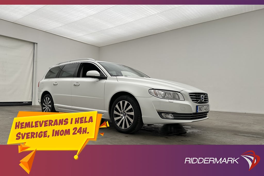 Volvo V70 D4 Summum VOC Värmare Taklucka Navi Skinn Drag
