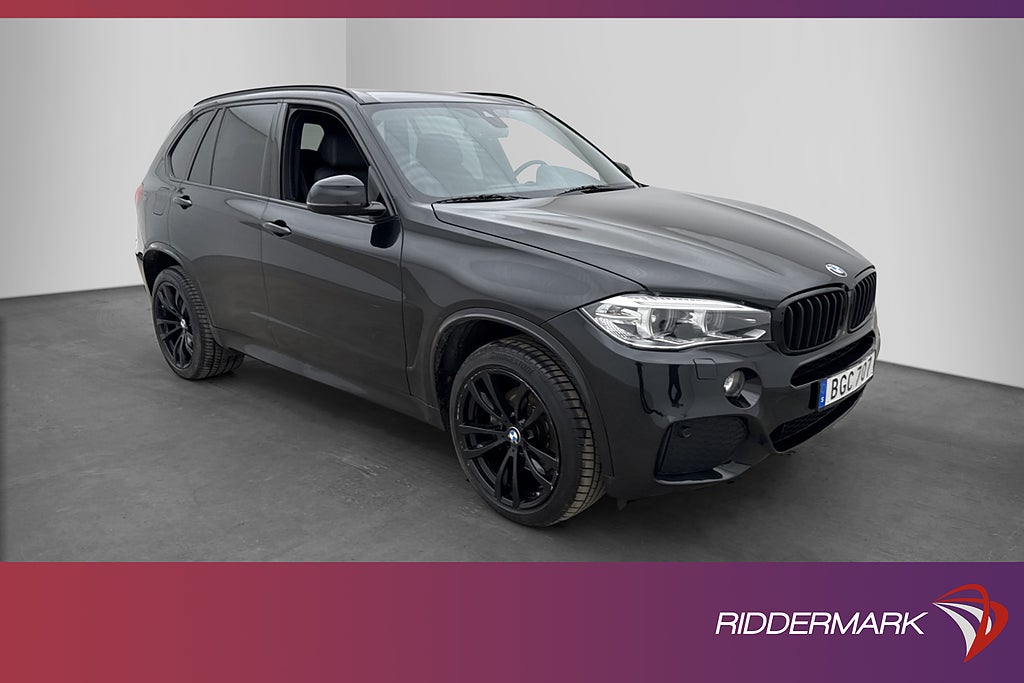 BMW X5 XDrive40d 313hk M Sport 360° Skinn H/K Navi Drag