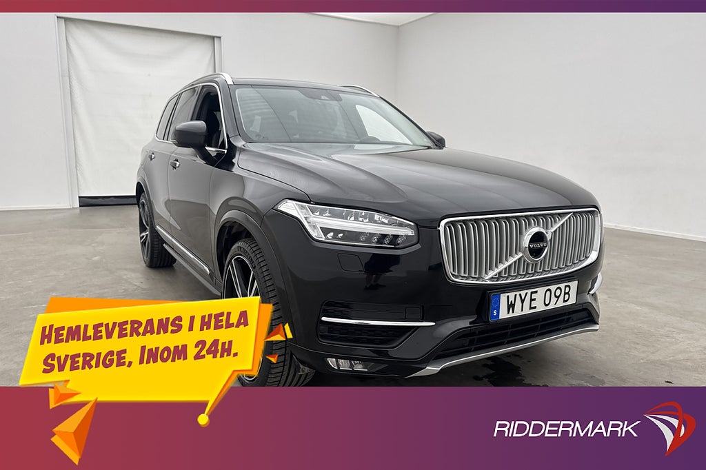 Volvo XC90 T5 AWD Inscription Värmare 7-Sits Skinn 4-Zon