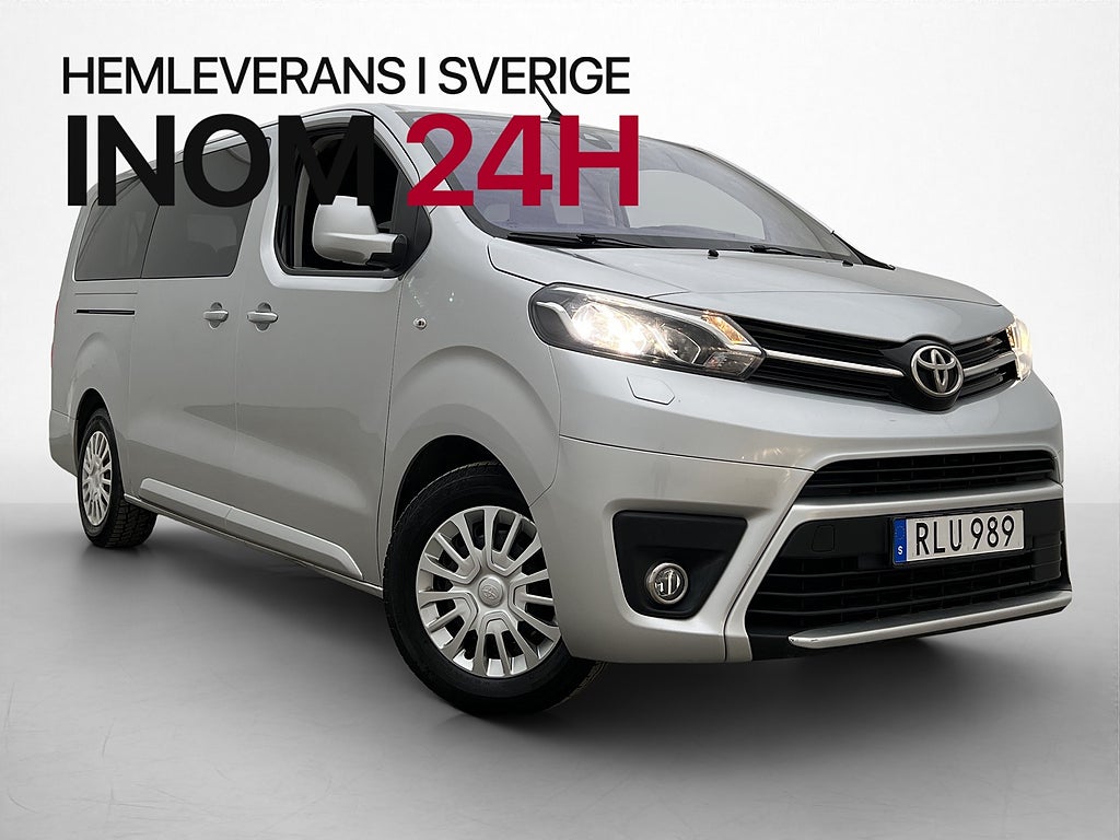 Toyota Proace Verso Extra-Lång Head-Up PDC Farthållare 9-Sit