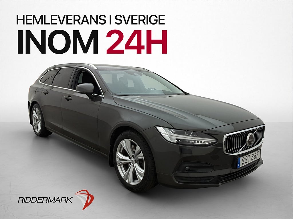 Volvo V90 B4 Momentum Drag Värmare H/K 360° Skinn Navi BLIS