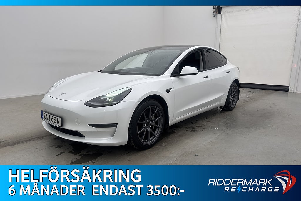 Tesla Model 3 Long Range AWD Autopilot Svensksåld