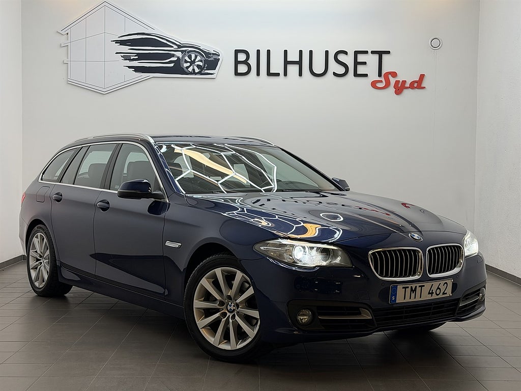 BMW 520 d xDrive 190hk Navi/Bkamera/Läder/Krok/Rattvärme