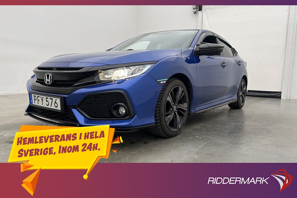 Honda Civic 1.0 CVT 129hk Elegance Backkamera Navi