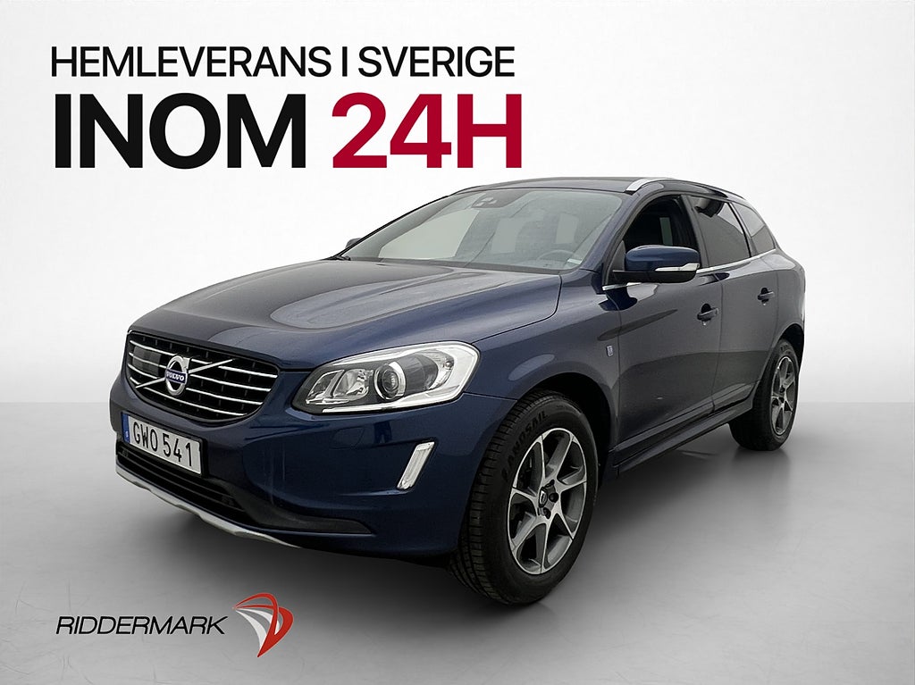 Volvo XC60 D5 AWD 220hk Ocean Race Dragkrok Värmare Skinn