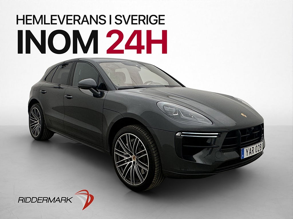 Porsche Macan Turbo 440hk Chrono Sportavgas PASM Pano BOSE