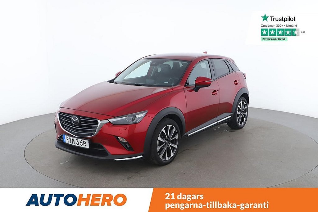 Mazda CX-3 2.0 SKYACTIV-G AWD / NYSERVAD, BOSE, Backkamera