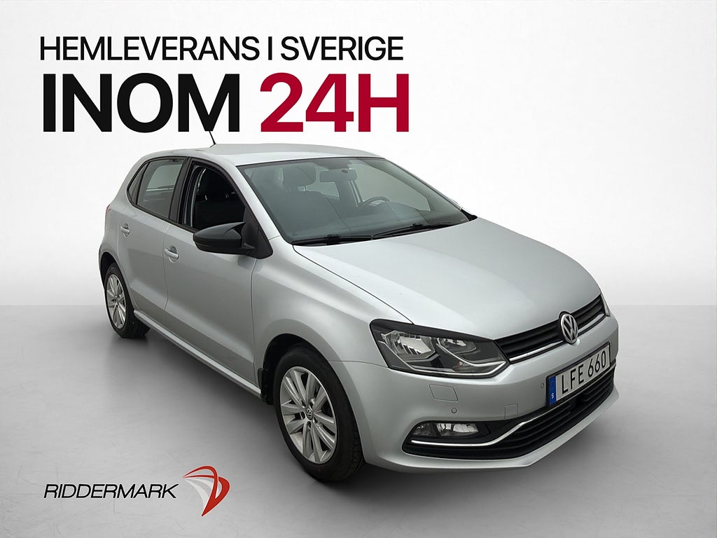 Volkswagen Polo 1.2 TSI 90hk Base Svensksåld 0.47 l/mil