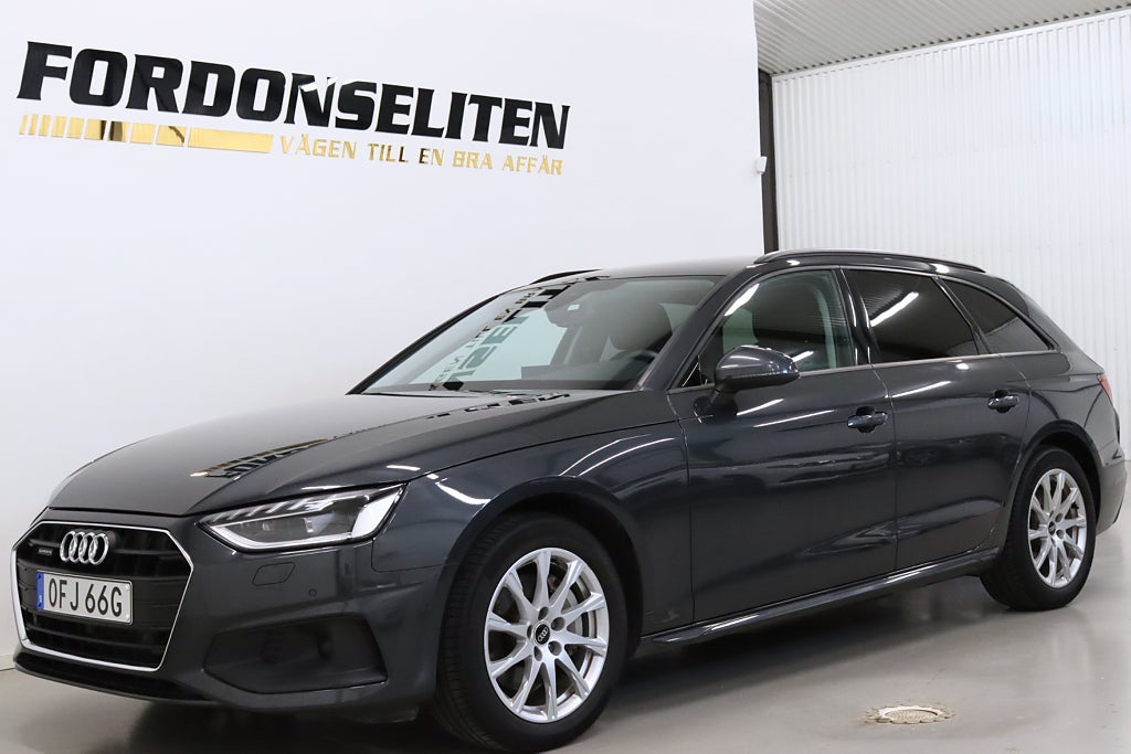 Audi A4 40 TDI quattro D-Värmare Navi B-kamera CarPlay Keyless