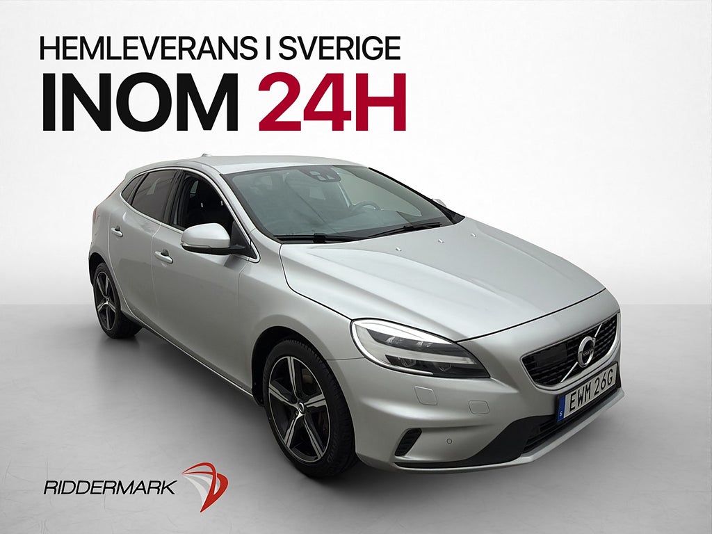 Volvo V40 D3 150hk R-Design B-Kamera Navi D-Värm Halvskinn