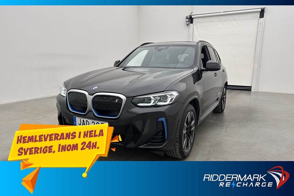 BMW iX3 286hk M Sport Charged Pano Kamera Skinn Drag MOMS