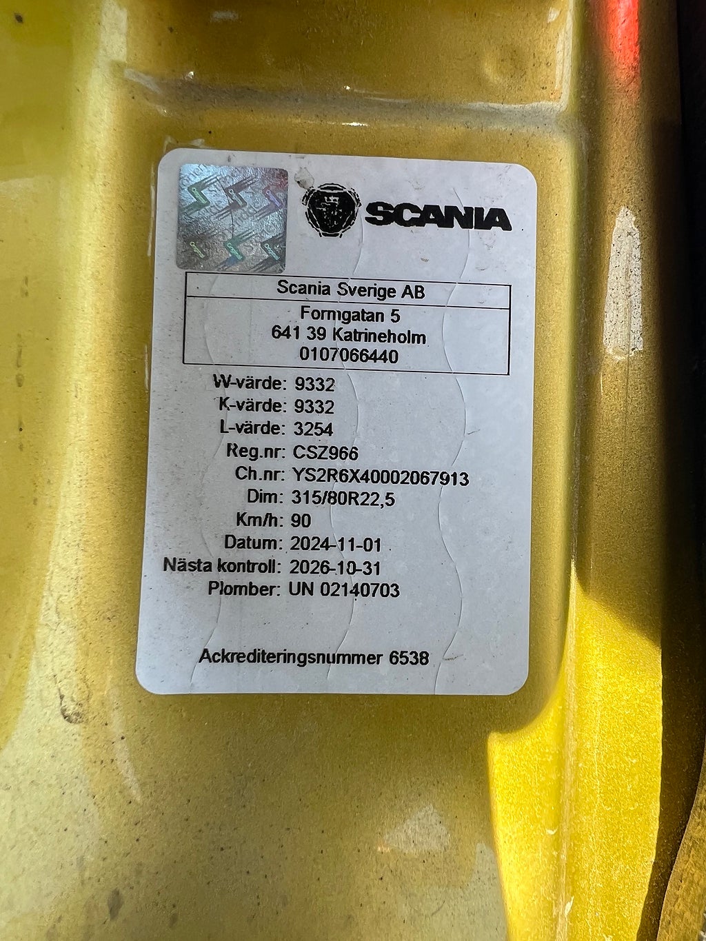 Scania R560 V8 6x4 Lastväxlare, Tandem