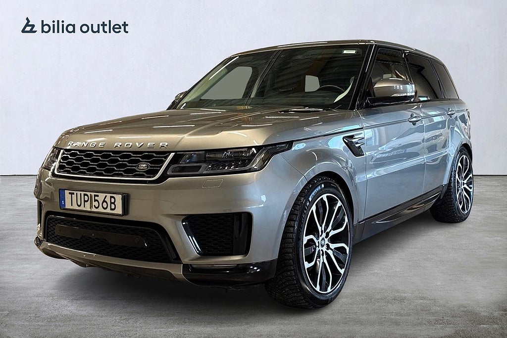 Land Rover Range Rover Sport P400e Panorama Värmare 360-kamera Elstolar Navi