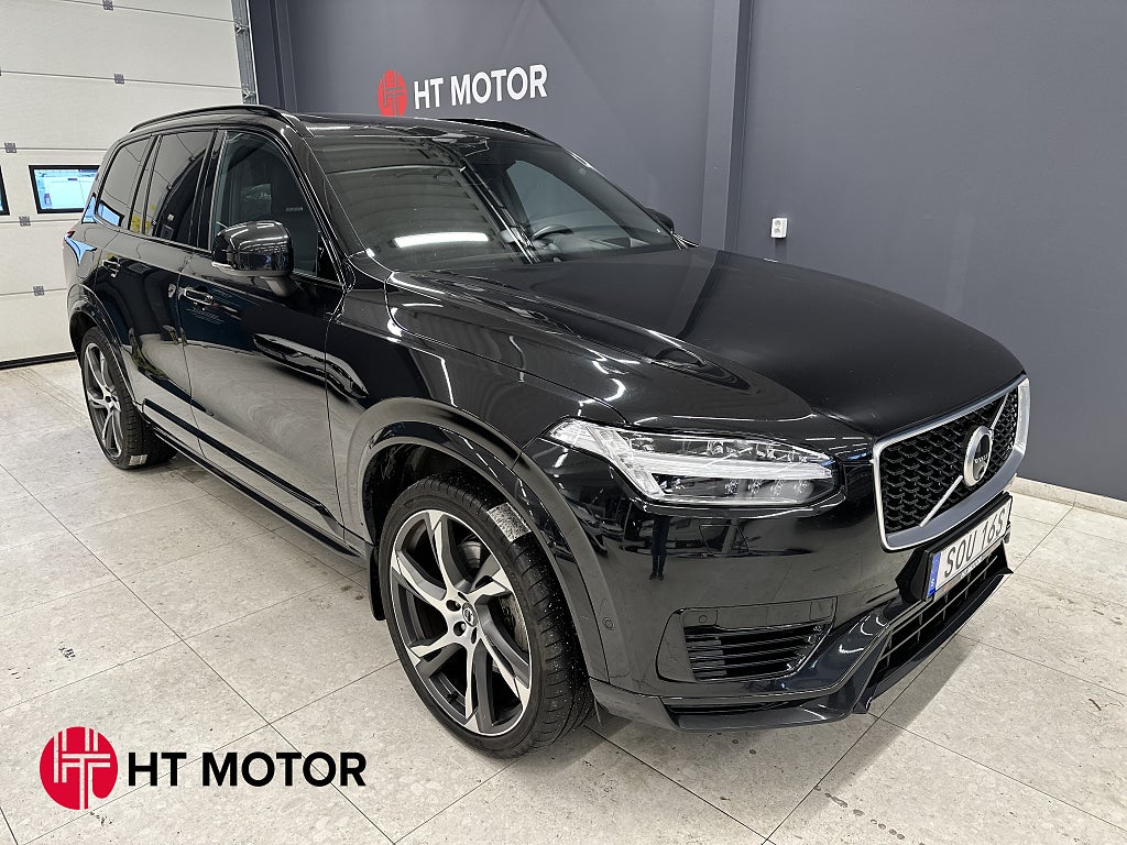 Volvo XC90 Recharge T8 AWD R-Design 7-Sits/Drag/Nav/360/B&W 