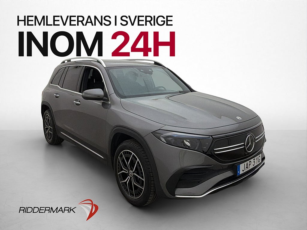 Mercedes-Benz EQB300 4M AMG 7 Sits Värmare Pano Kamera MOMS