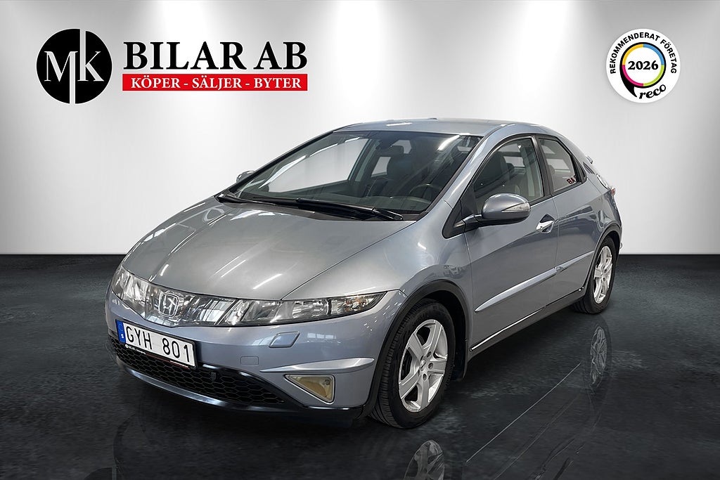 Honda Civic 5-dörrar 1.8 i-VTEC Sport Nyservad / Räntefritt 0%