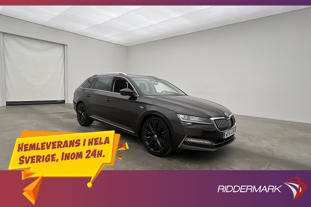 Skoda Superb IV Plug-In L&K Värmare Panorama Drag Skinn MOMS