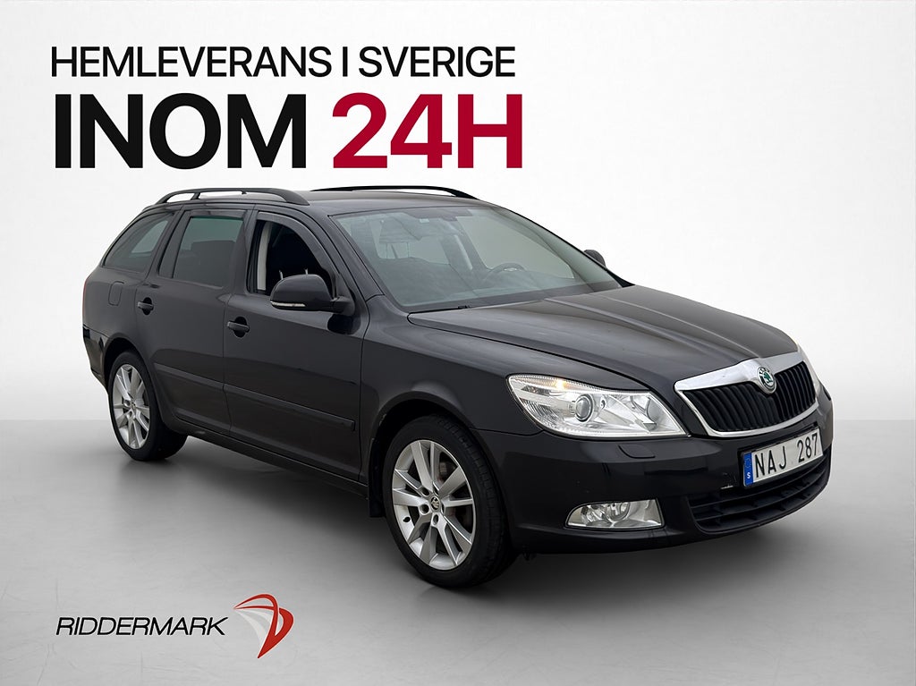Skoda Octavia 2.0 TDI 140hk Elegance Sensorer BT Dragkrok