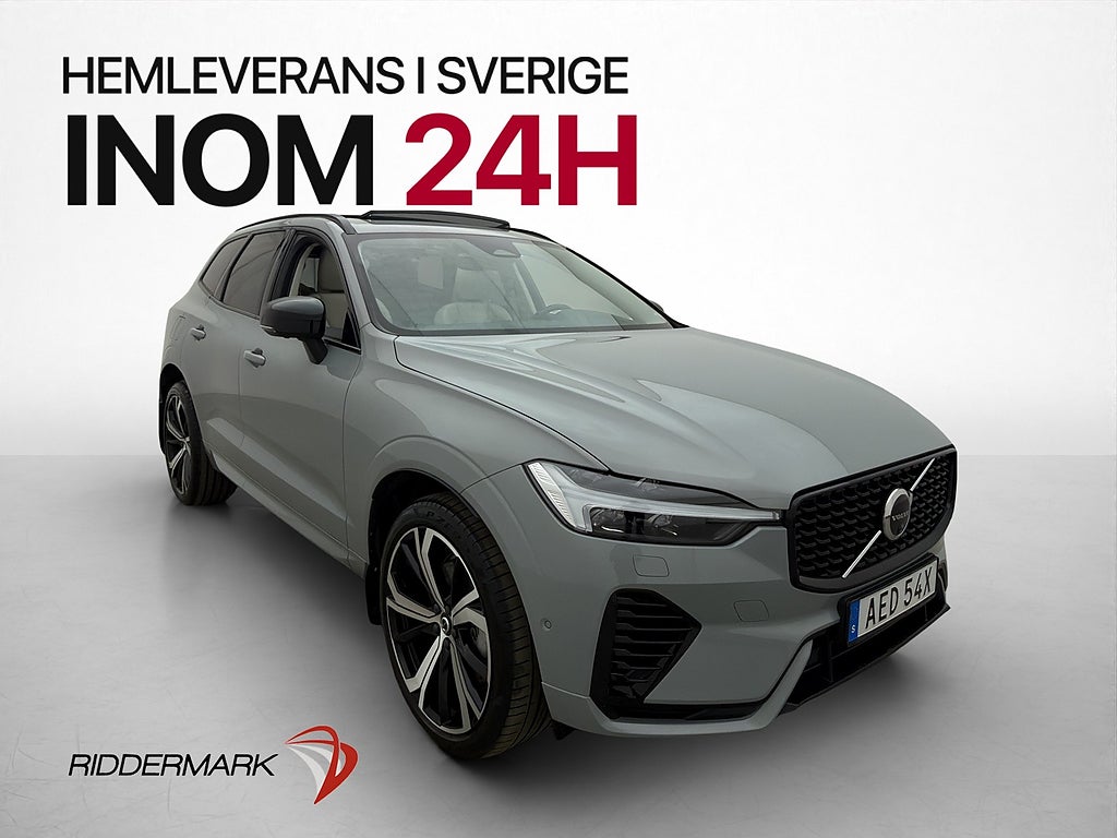 Volvo XC60 Recharge T6 AWD 350hk Plus Dark Pano H/K Skinn