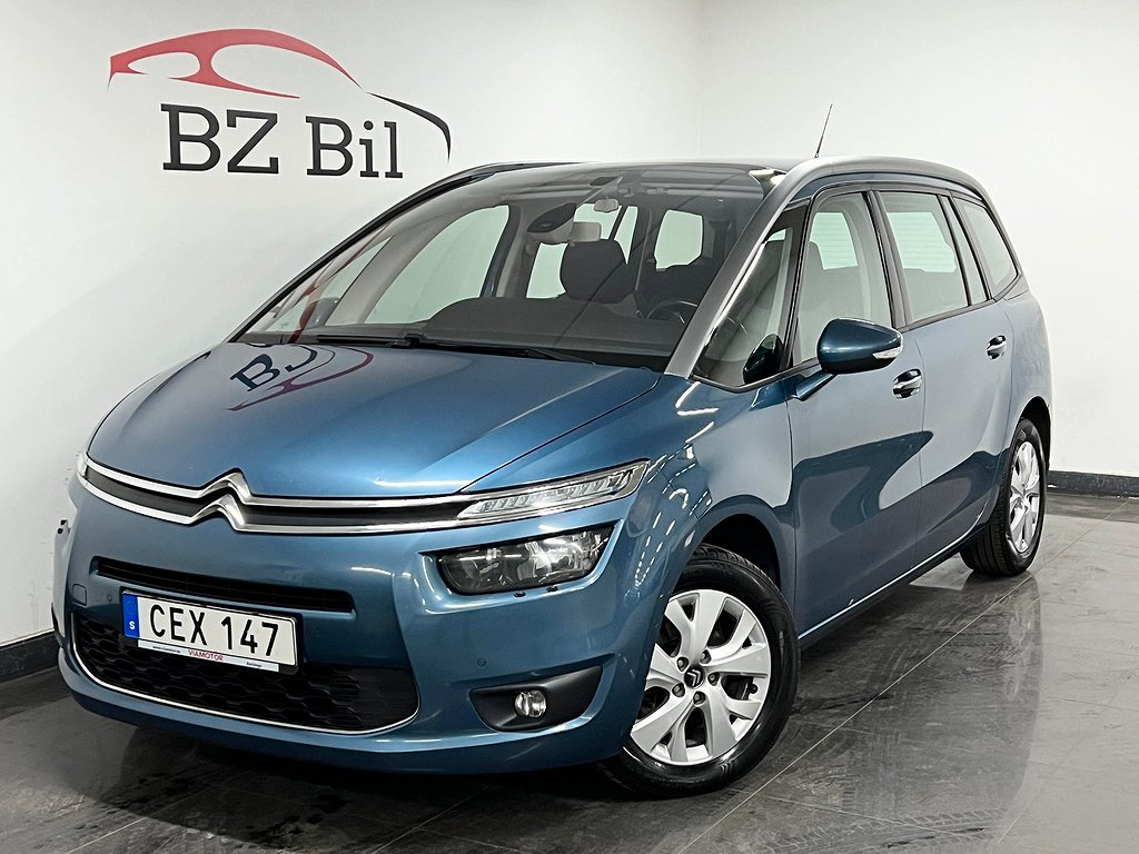 Citroën Grand C4 Picasso 1.6 HDi/B-Kamera/ Drag/ 7-Sits/ GPS