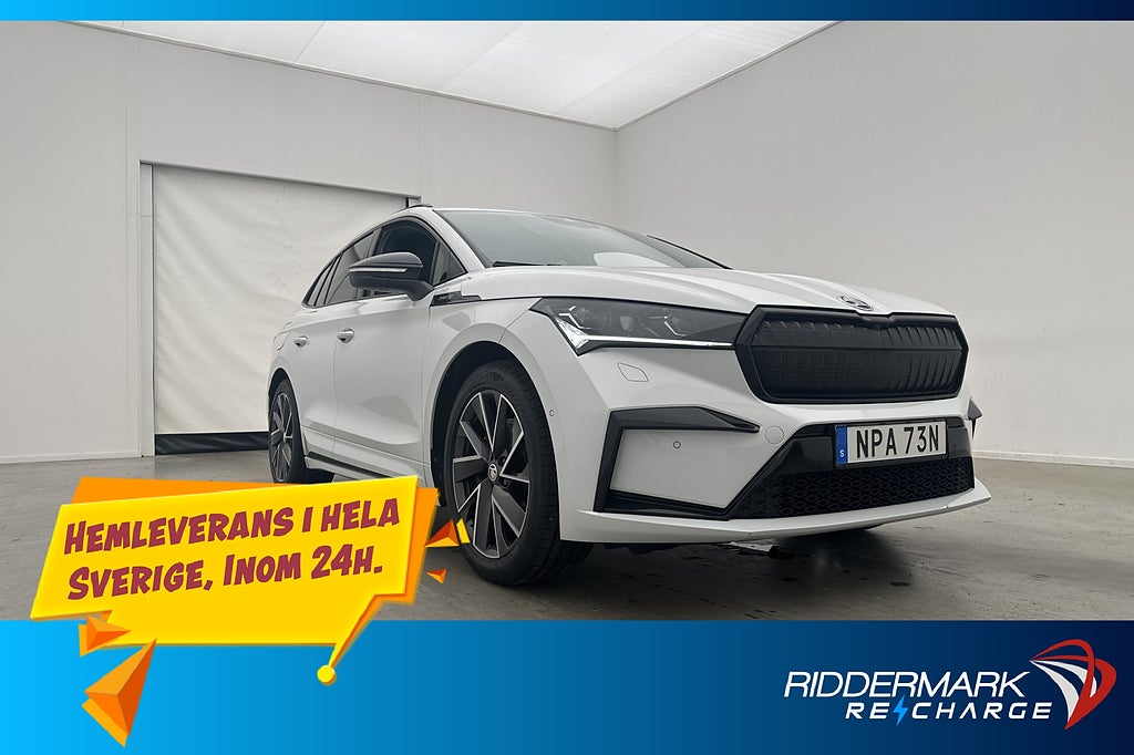 Skoda Enyaq 80x 265hk Sportline Kamera Navi Dragkrok MOMS