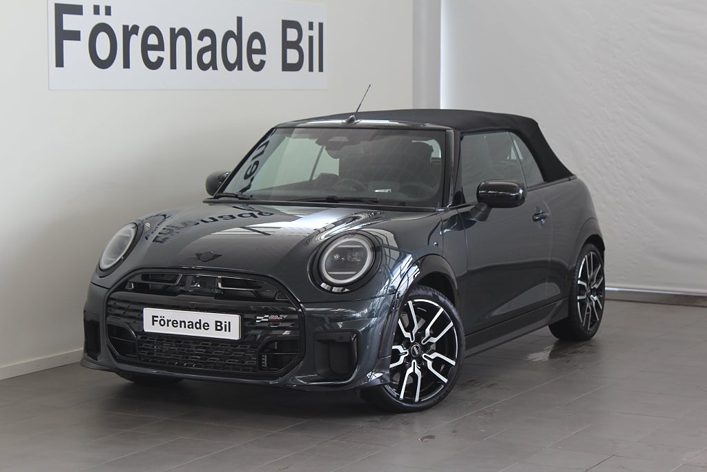 MINI Cooper C Cabrio JCW H/K HUD Komfortöppning Nav XL Paket