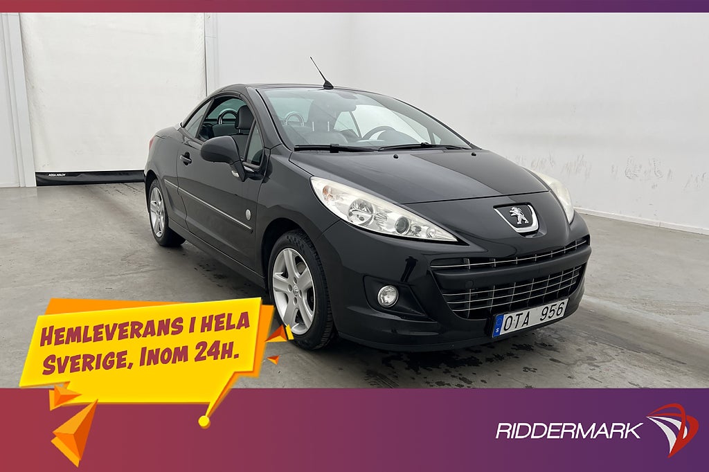 Peugeot 207 CC 1.6 VTI 120hk Farthållare Skinn