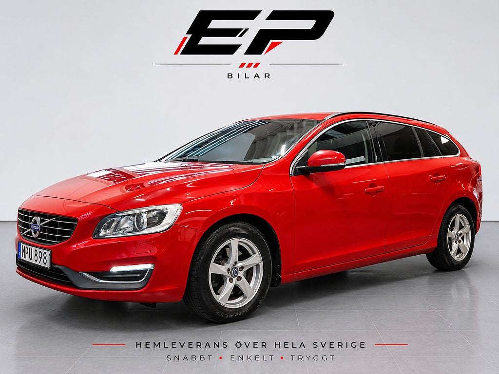 Volvo V60 D2 Powershift Momentum|Värmare|Dragkrok|Servad|0%Ränta