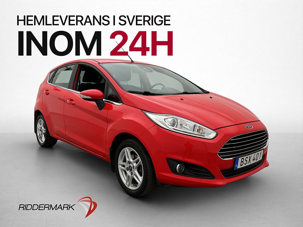Ford Fiesta 1.0 Titanium Endast 0.46l/mil Låg skatt Välskött