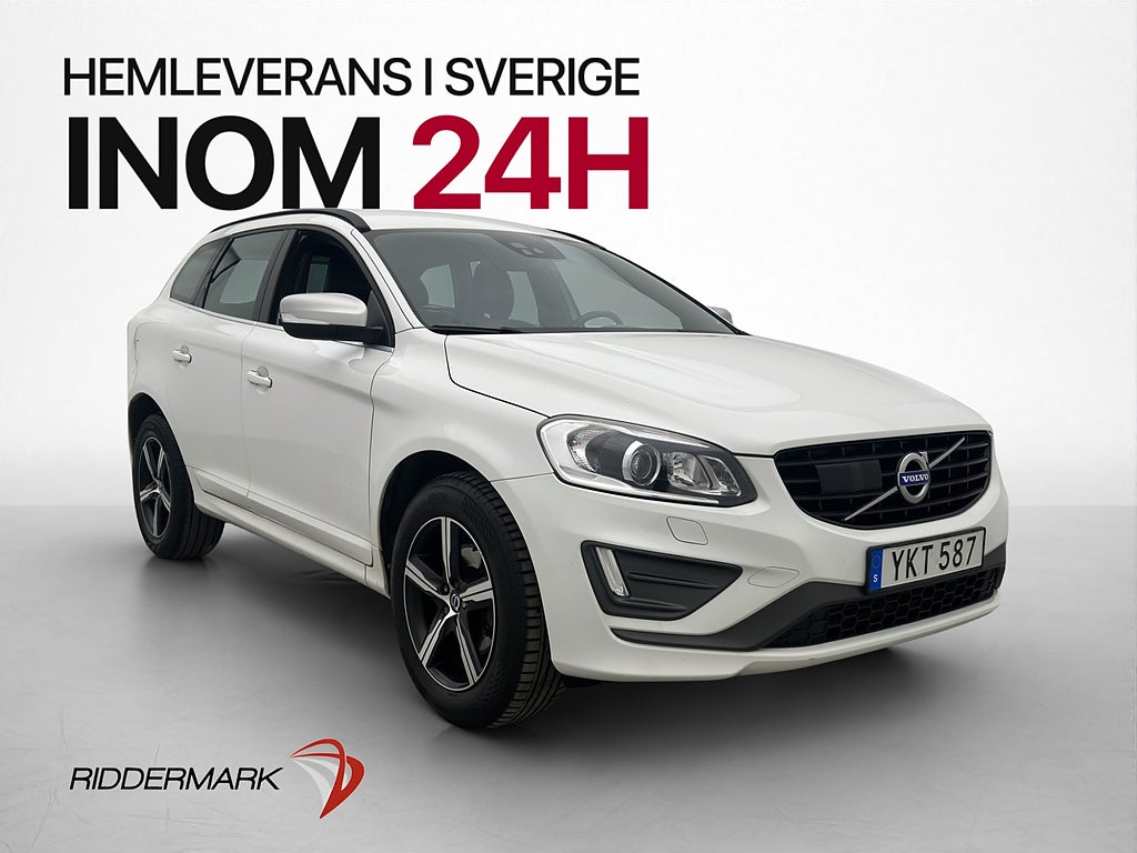 Volvo XC60 D4 AWD Classic R-Design Drag Värmare BLIS