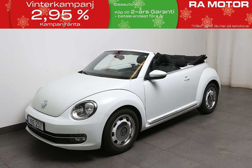 Volkswagen Beetle Cabriolet 1,2 TSI BMT Base 105hk 2016