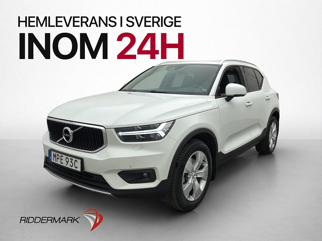 Volvo XC40 B4 Advanced Drag Kamera Navi CarPlay Värmare