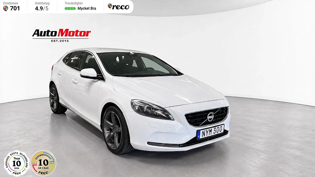 Volvo V40 D2 115hk Värmare/Fullservad