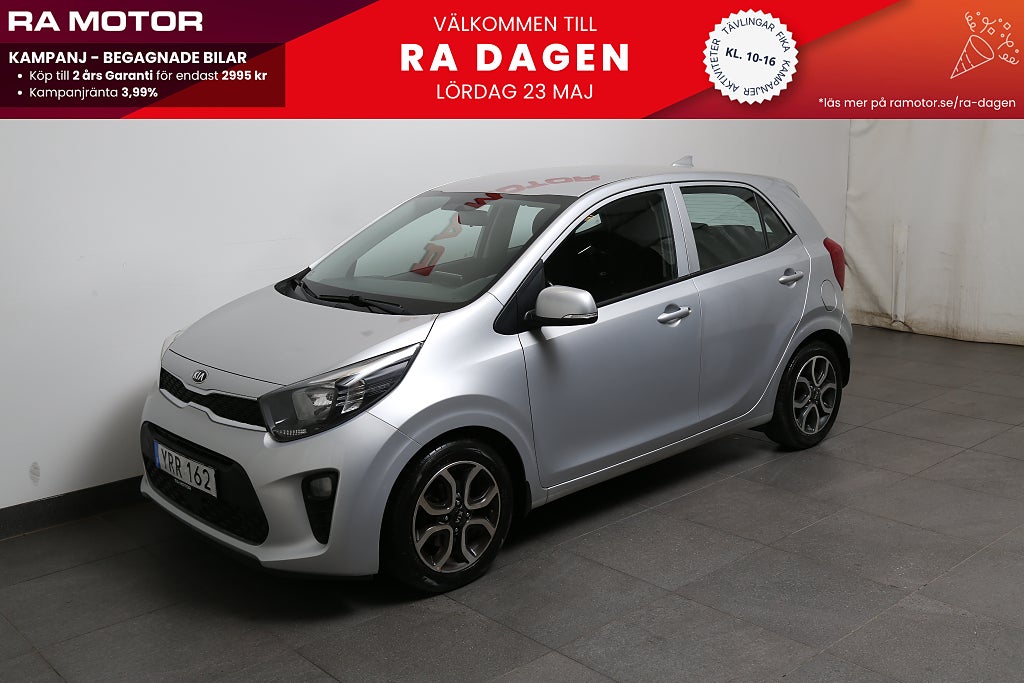 Kia Picanto 1,25 MPI 84hk Advance Automat CarPlay Kamera P-sensor 2019
