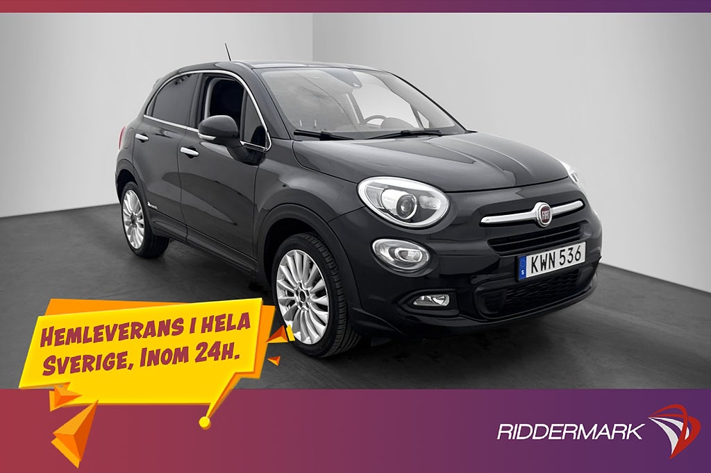 Fiat 500X 1.4 MultiAir 140hk Lounge Rattvärme Backkamera