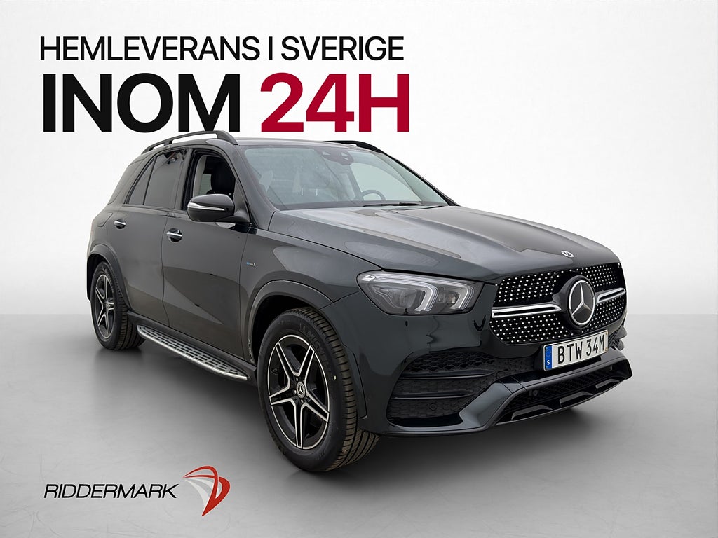 Mercedes-Benz GLE 350 de 4M 320hk AMG Pano Burm 360° HuD