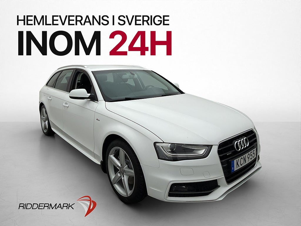 Audi A4 2.0 TDI 150hk Quattro Sport Edition D-Värmare Drag